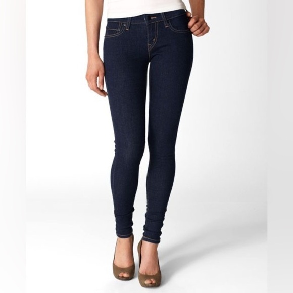 LEVI’S 535 Dark Wash Skinny Legging - Picture 1 of 11